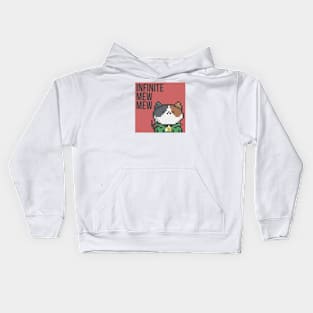 Pixel Cat 078 Kids Hoodie